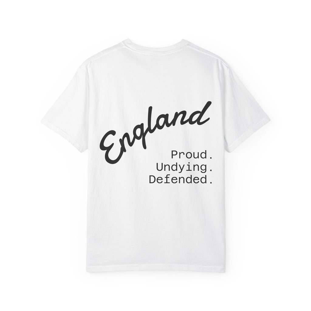 "England: Proud. Undying. Defended." Graphic Tee