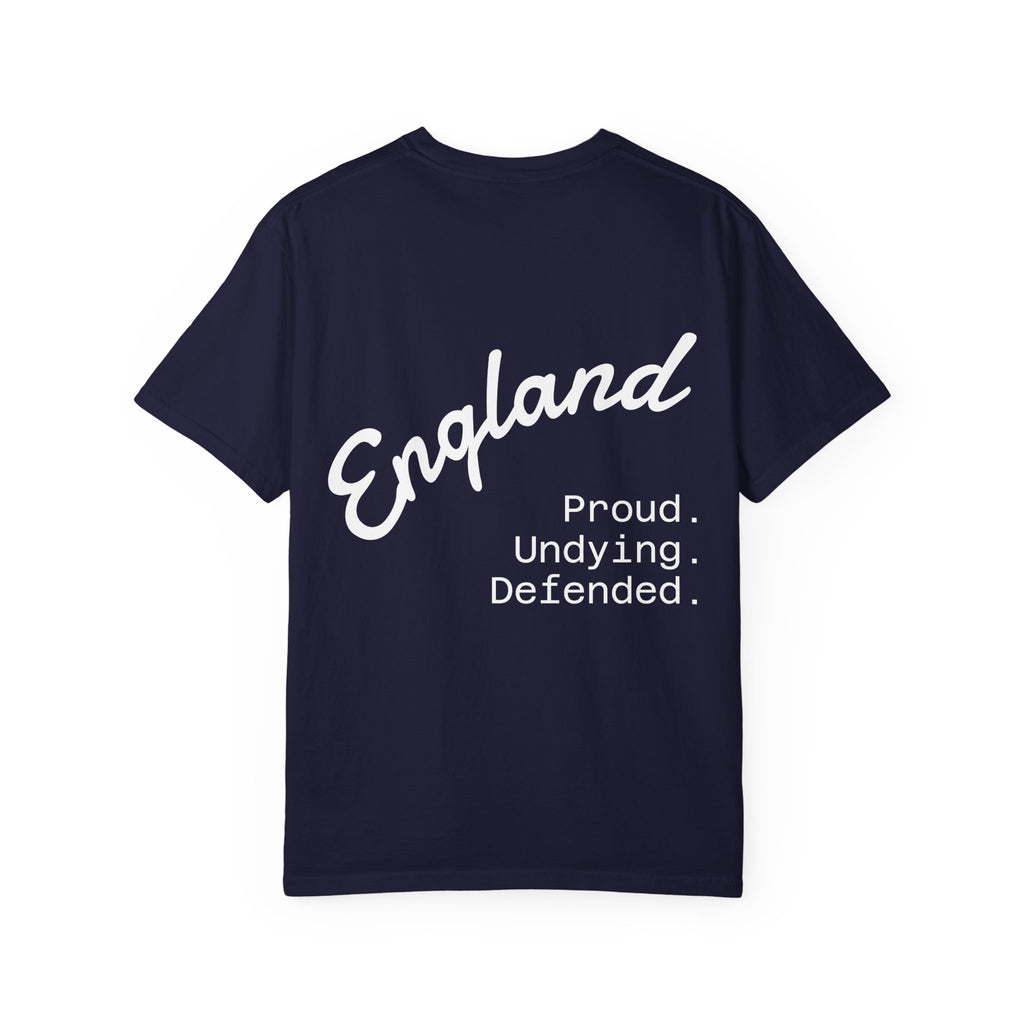 "England: Proud. Undying. Defended." Graphic Tee