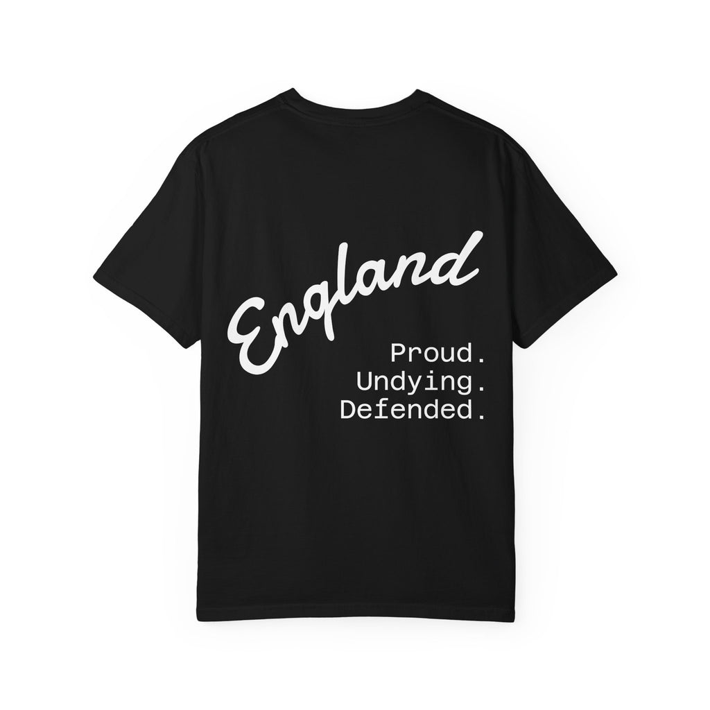 "England: Proud. Undying. Defended." Graphic Tee